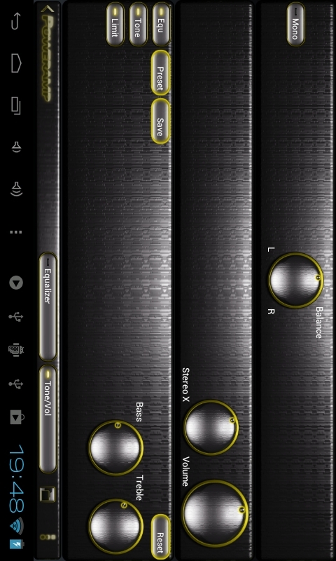 Poweramp Steel of iron yellow machine截图8