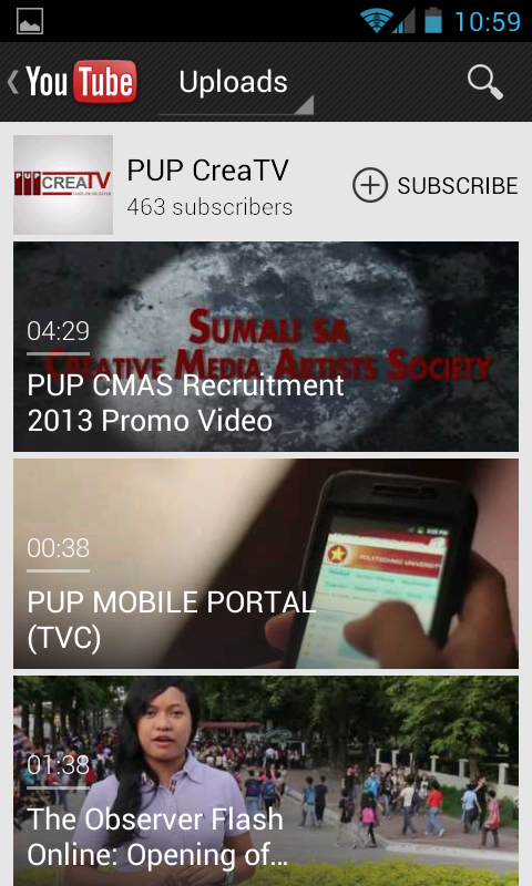 PUP Mobile Portal截图3