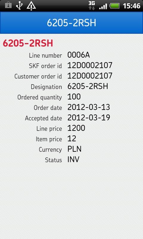 SKF Web Customer Link截图5