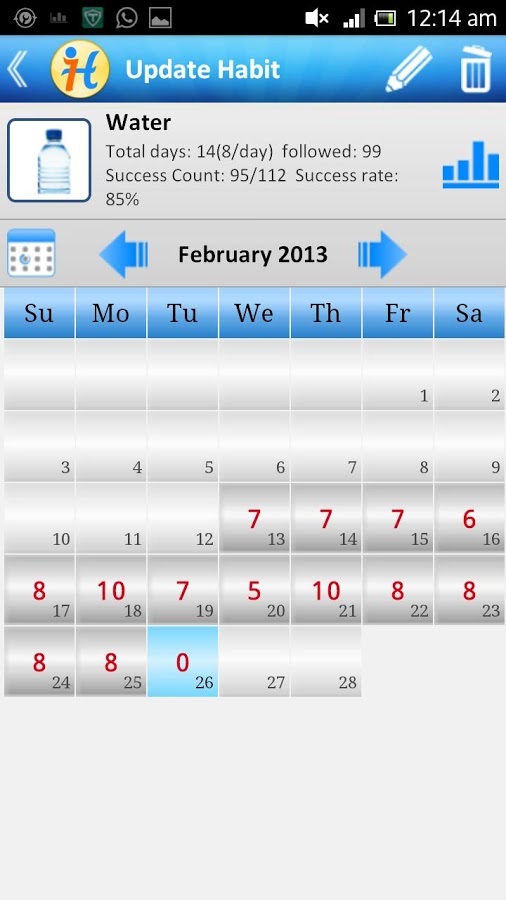 iPro Habit Tracker Free截图6