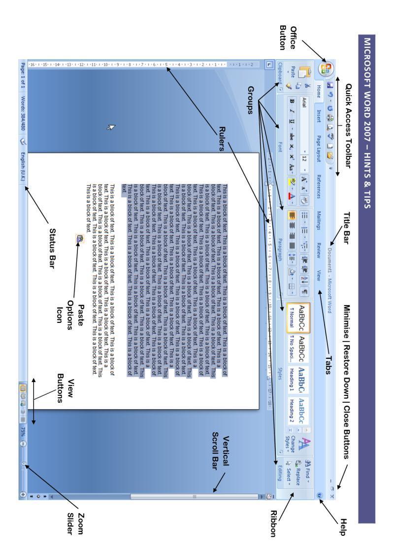 MS Word 的提示和技巧2010截图2