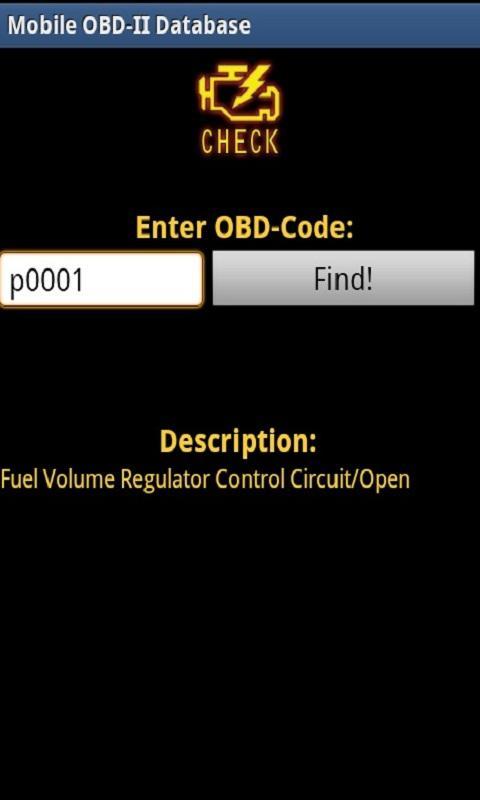 Mobile OBD-II Database截图2