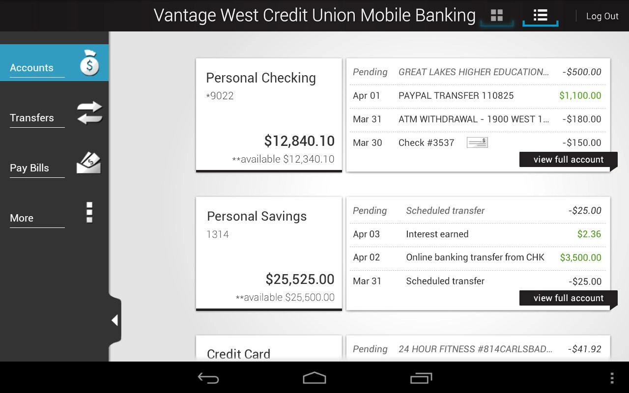 Vantage West Credit Union截图6