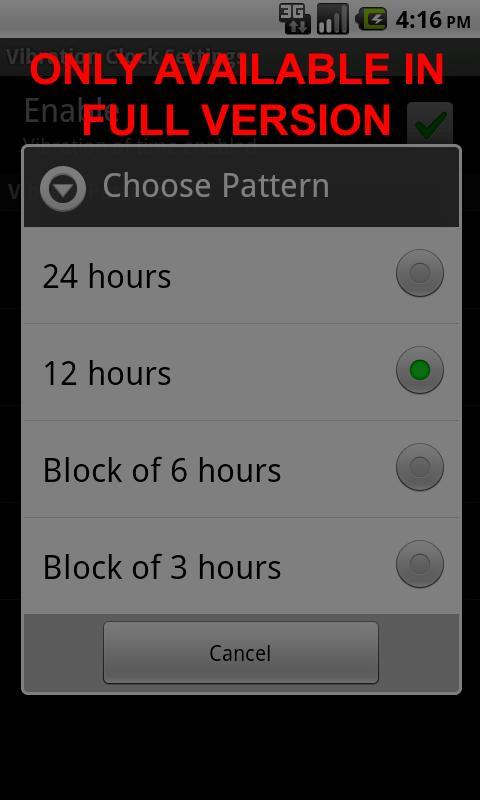 Vibration Clock Free截图2