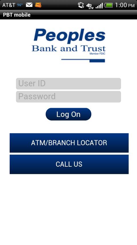 Peoples Bank and Trust Kansas截图1