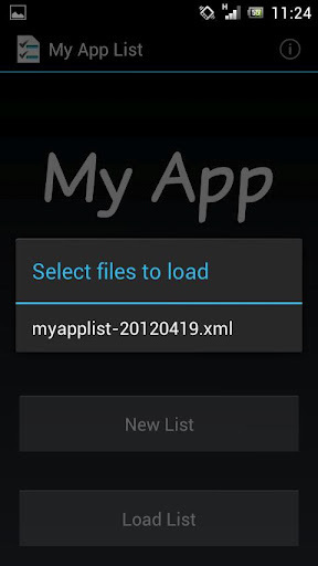 My App List截图2
