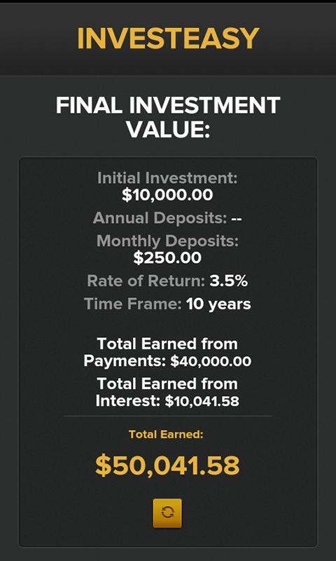 InvestEasy Interest Calculator截图6