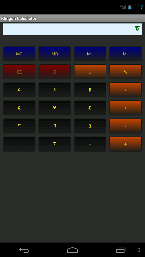 Klingon Calculator截图1