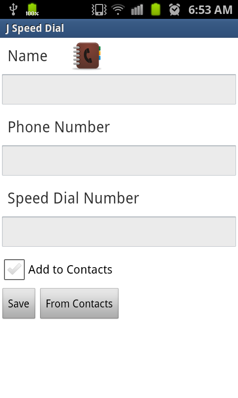 J Speed Dial - Short Numbers截图4