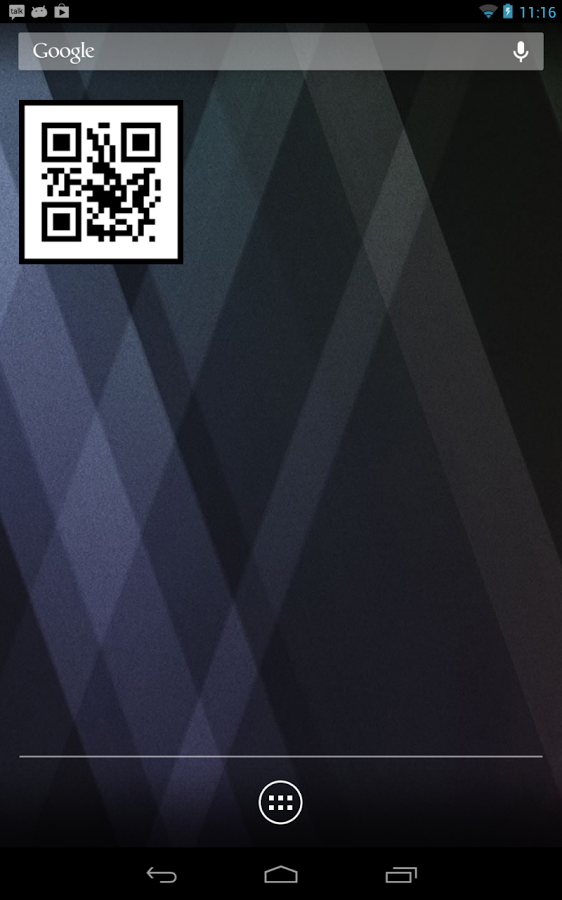 QR Clock Widget截图1