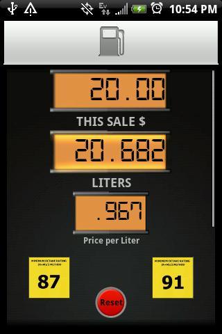 Gas Pump Calculator截图1