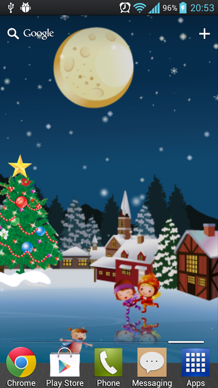 Christmas Ice Rink Live Wallpaper截图4