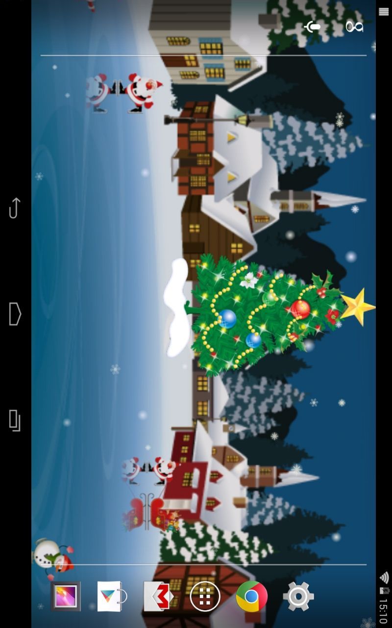 Christmas Ice Rink Live Wallpaper截图2