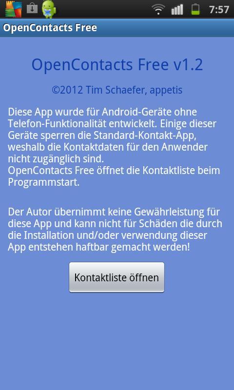 Open Contacts Free截图1