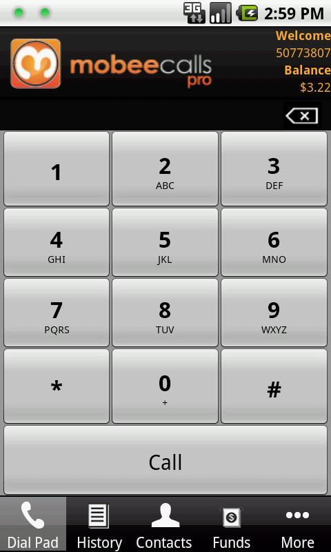 mobeecallsPro - VoIP Dailer截图2