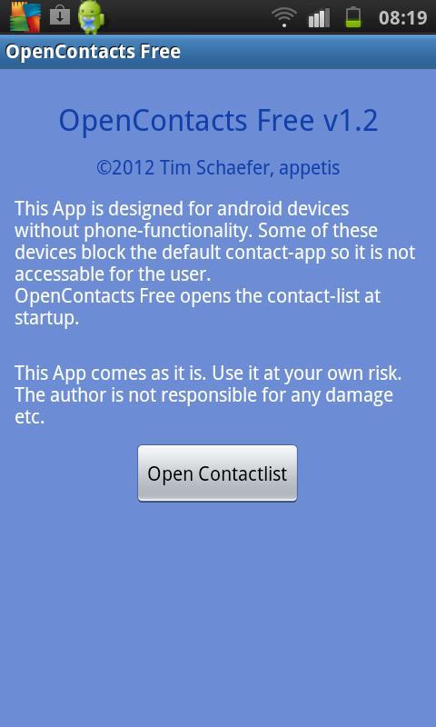 Open Contacts Free截图2