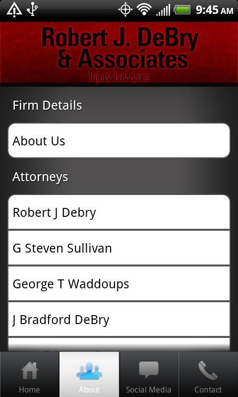 Robert J. DeBry-Injury Lawyers截图3