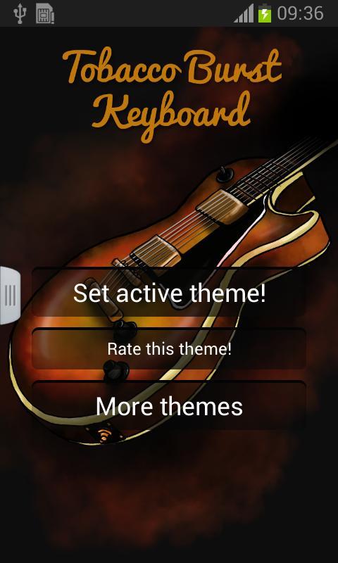 Tobacco Burst Keyboard截图1