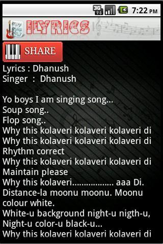 i LYRICS Tamil Songs截图4