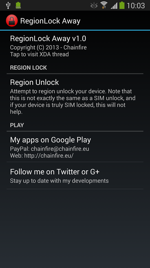 RegionLock Away截图1