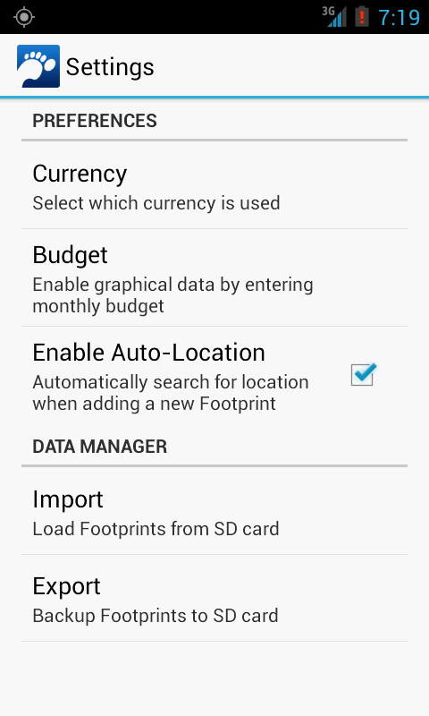 Footprint - Money Manager截图6