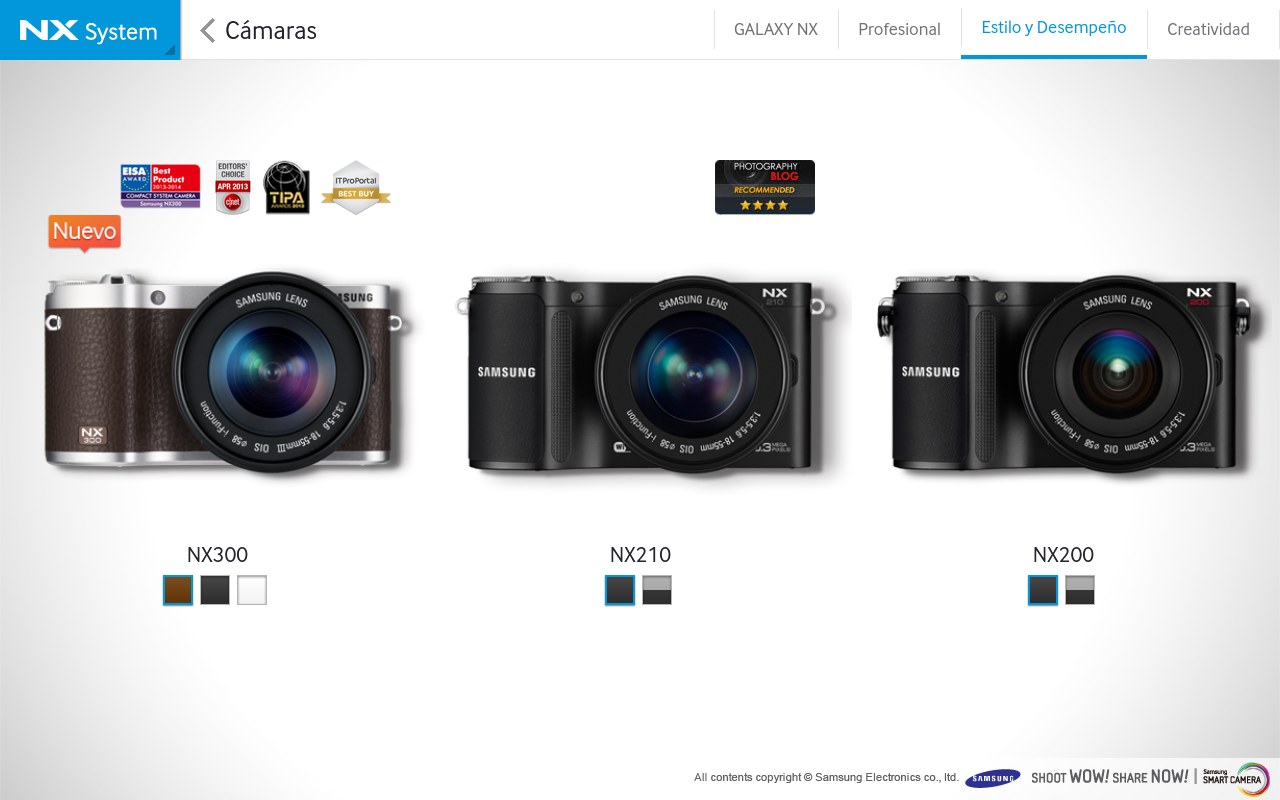 Samsung SMART CAMERA NX (ESP)截图2