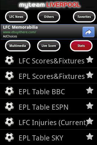 MyTeam Liverpool FC截图3