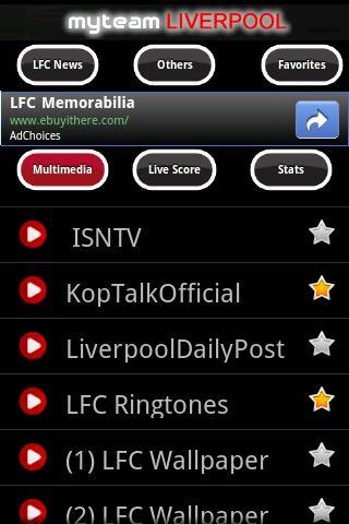 MyTeam Liverpool FC截图4