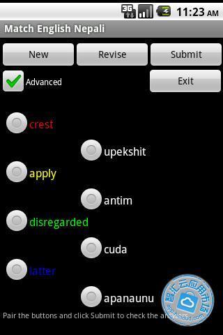 Match English Nepali截图2