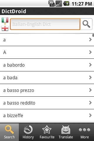 English&lt;-&gt;Italian Dictionary截图4