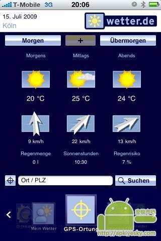 wetter.de-天气截图4