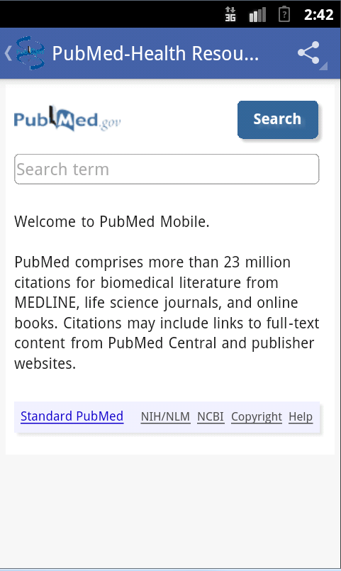 PubMed & Health Resources截图1