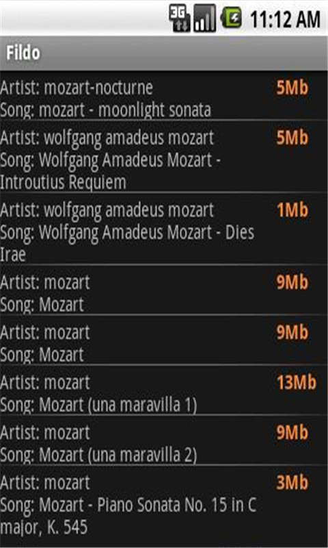 Fildo的MP3音乐下载截图1