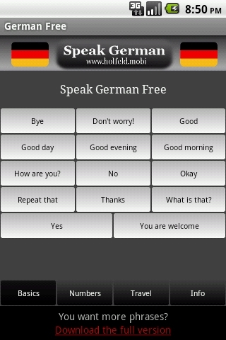 Speak German Free截图2