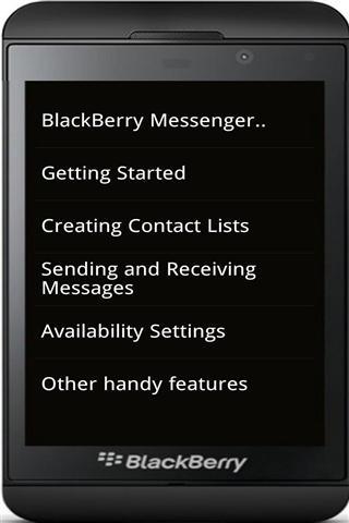 黑莓新手截图2