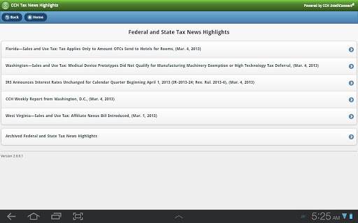CCH Tax News Highlights截图3