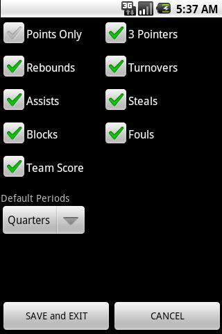 InstantStat Basketball Lite截图2