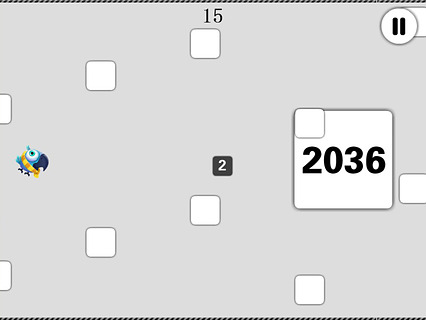 Flappy 2048 躲白块儿截图3