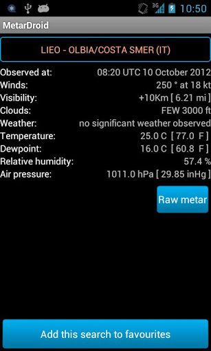 Metar Droid Lite截图4