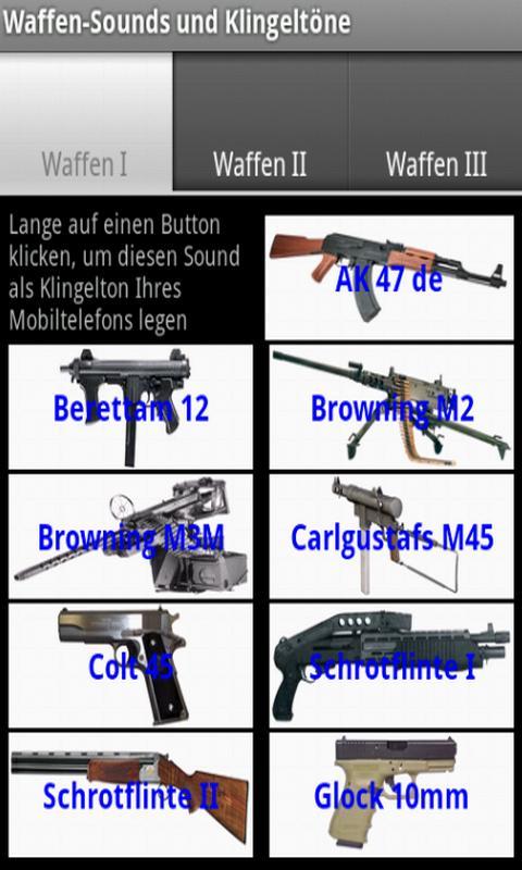 Guns sounds and ringtones截图4