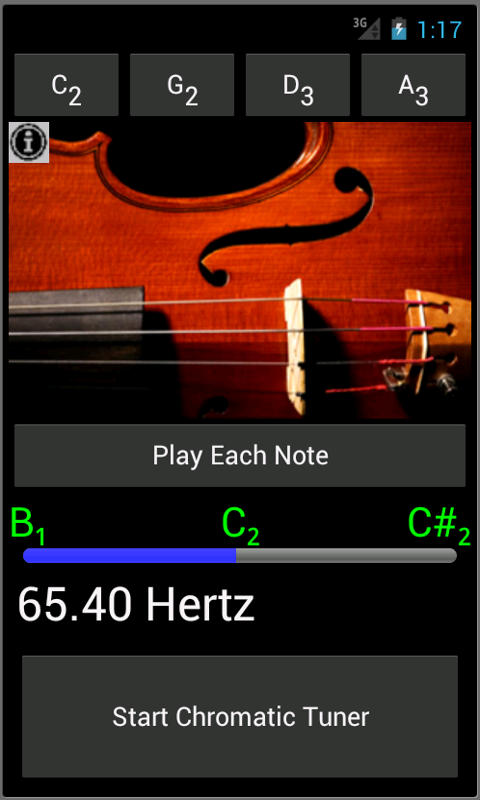 Simple Cello Tuner截图1