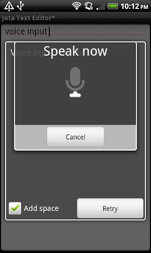Voice Input for Jota截图2