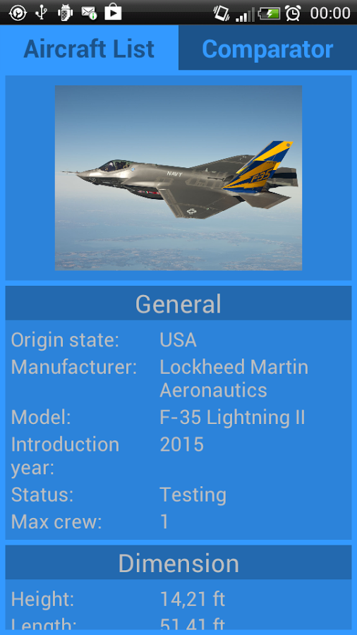 Fighter Aircraft Stats截图4