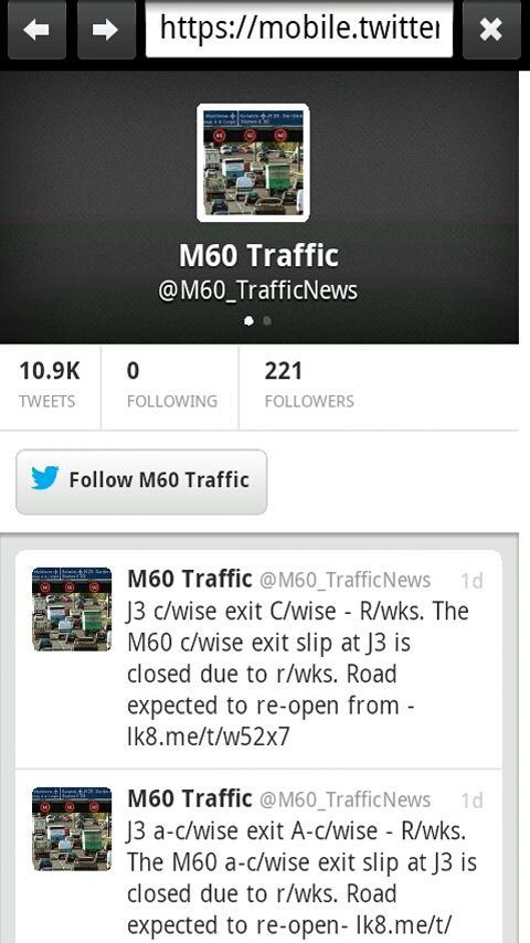 M60 Traffic News截图3