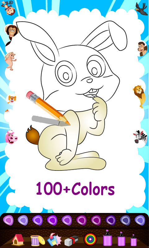 ABC Zoo Coloring截图4