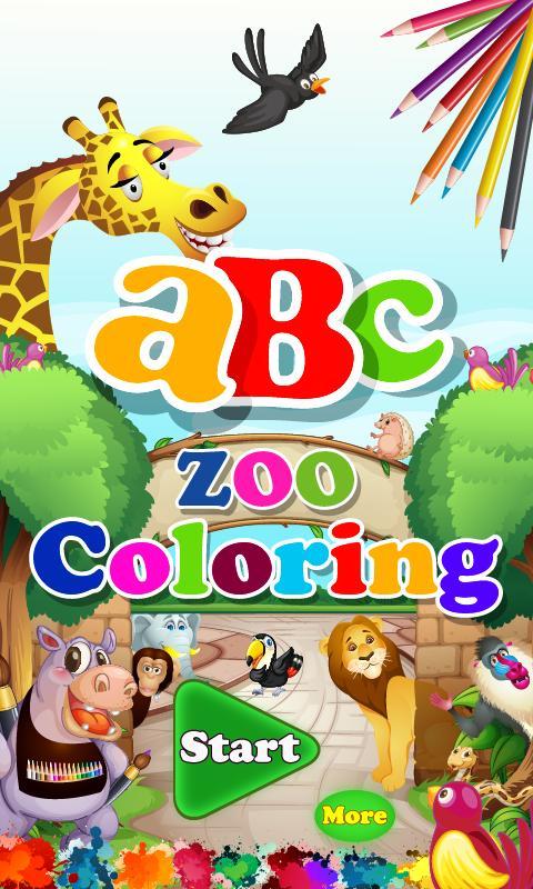 ABC Zoo Coloring截图1