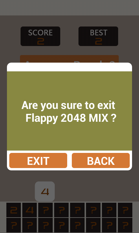 Flappy 2048 MIX截图4