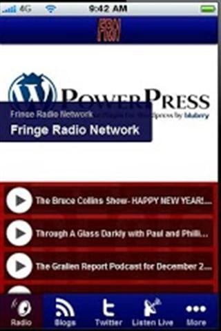 Fringe Radio Network截图1