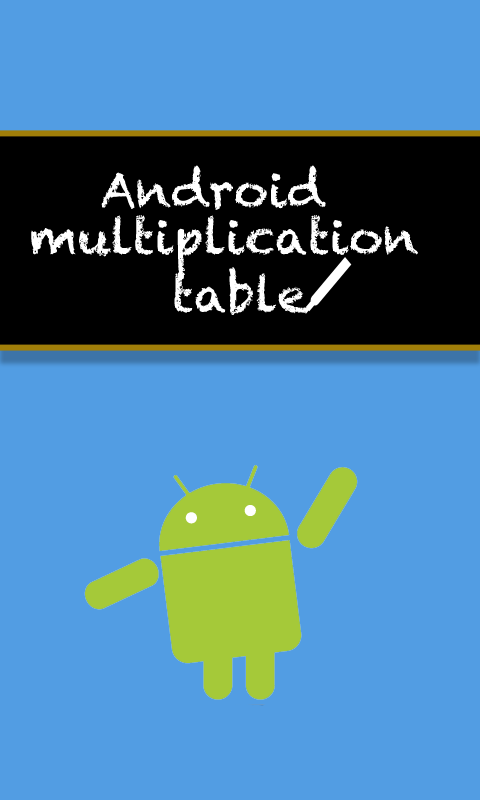 Android multiplication table截图1