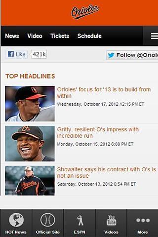 Baltimore Orioles News Pro截图1